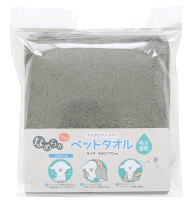 ペットタオルグレー